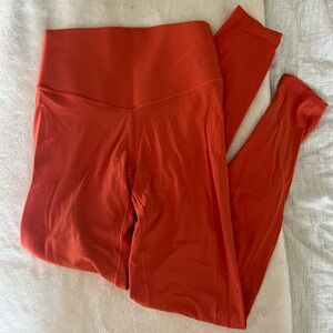 peach aerie leggings